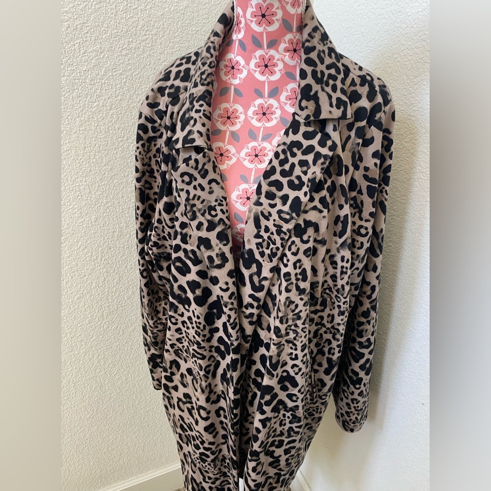 Cheetah print women’s blazer